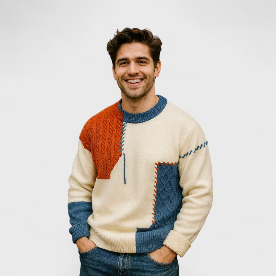 Artila | Maglione artistico a patchwork