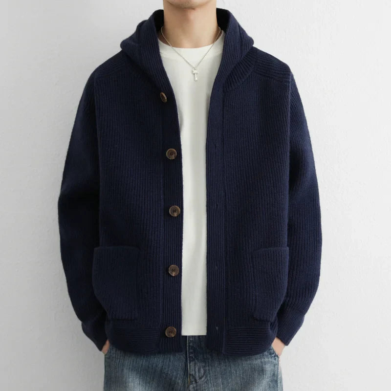 Luigi Maglia a Coste™ | Cardigan a coste elegante e moderno