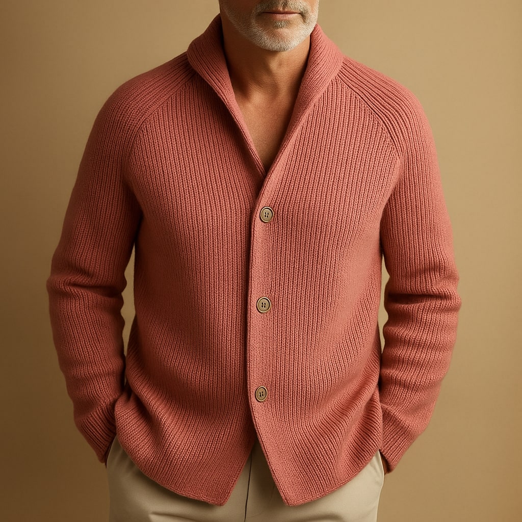LeggeroSartoriale™ | Cardigan uomo in maglia fine e moderna